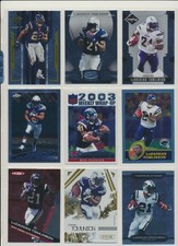 Lot of 50 different LaDainian Tomlinson cards 48 San Diego Chargers 2 Jets  G1
