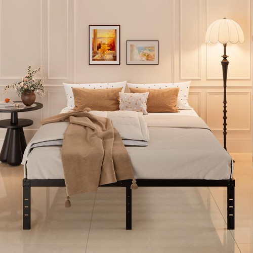 Panel Support Frame Maenizi 16 Inch King Bed Frame, Heavy Duty Metal Support Up to 3000 lbs ...