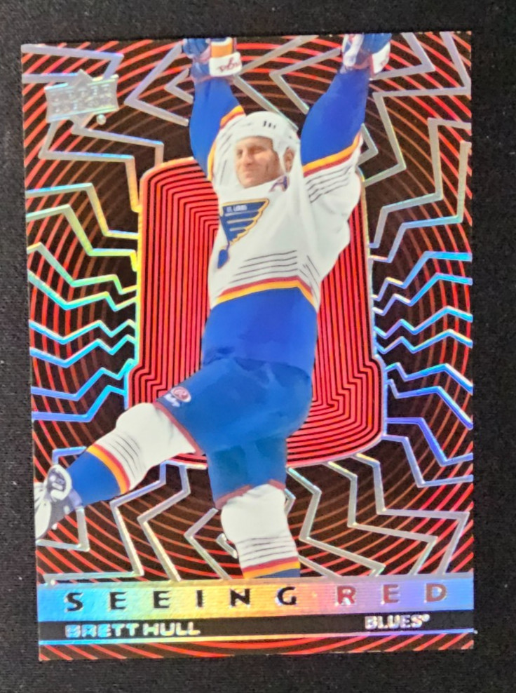 2023 Extended Series Seeing Red Silver Spectrum Brett Hull #SR-18 HOF
