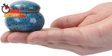 Small Urn for Human Ashes - 1.6'' Handicrafted Urn - Beautiful Tiny Keepsake Urn