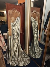 Woman's Ball Gown With Train