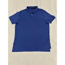 Polo Ralph Lauren Men's Classic Fit Blue Short Sleeve Polo Shirt Size XL TG