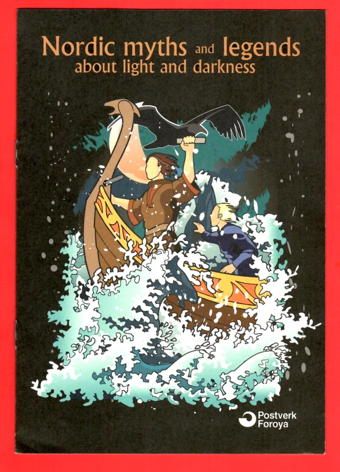 FAROE ISLANDS NORDIC MYTHS LEGEND MNH with PRESENTATION FOLDER & BOOKLET - Image 2 of 4