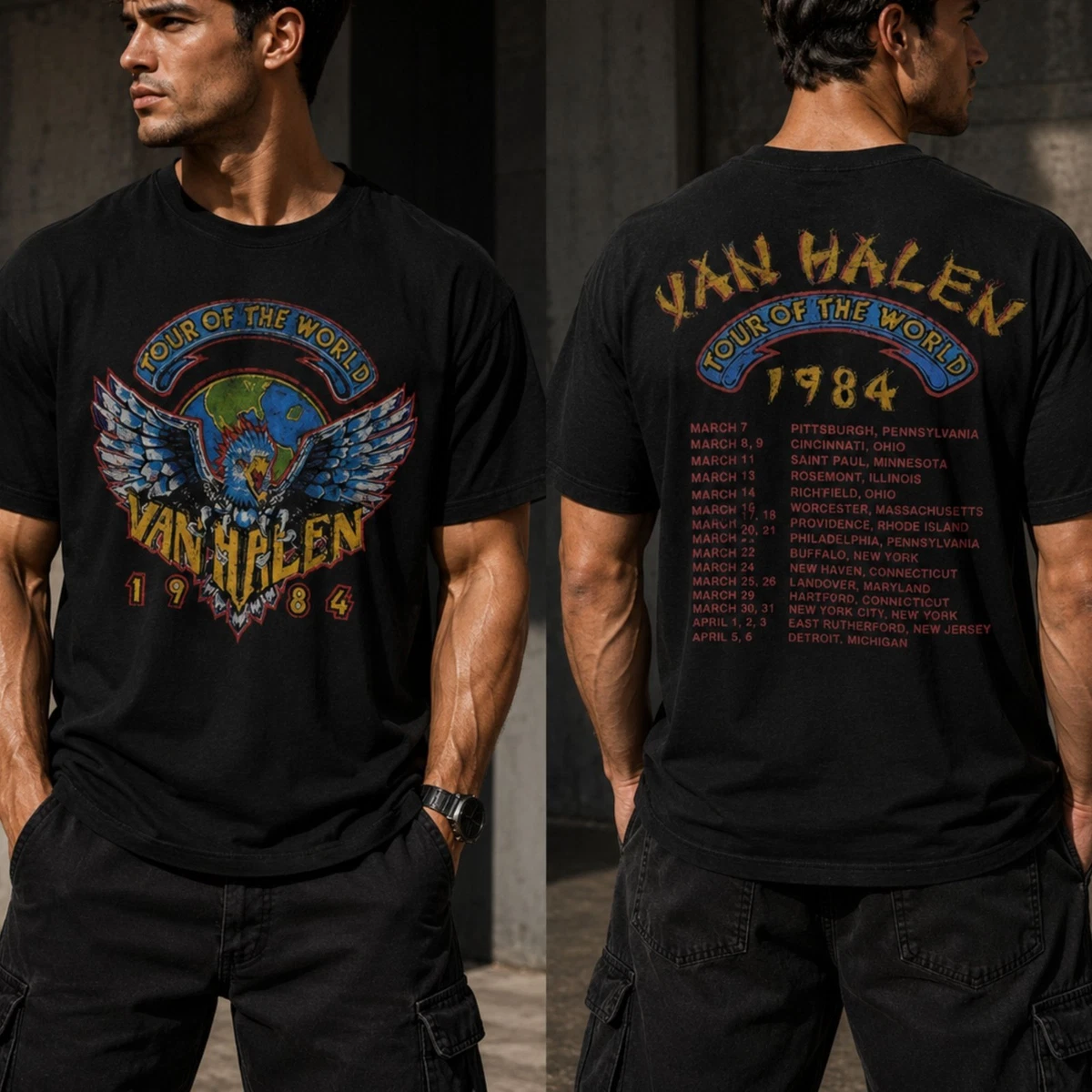 van halen 1984 t shirt products for sale | eBay