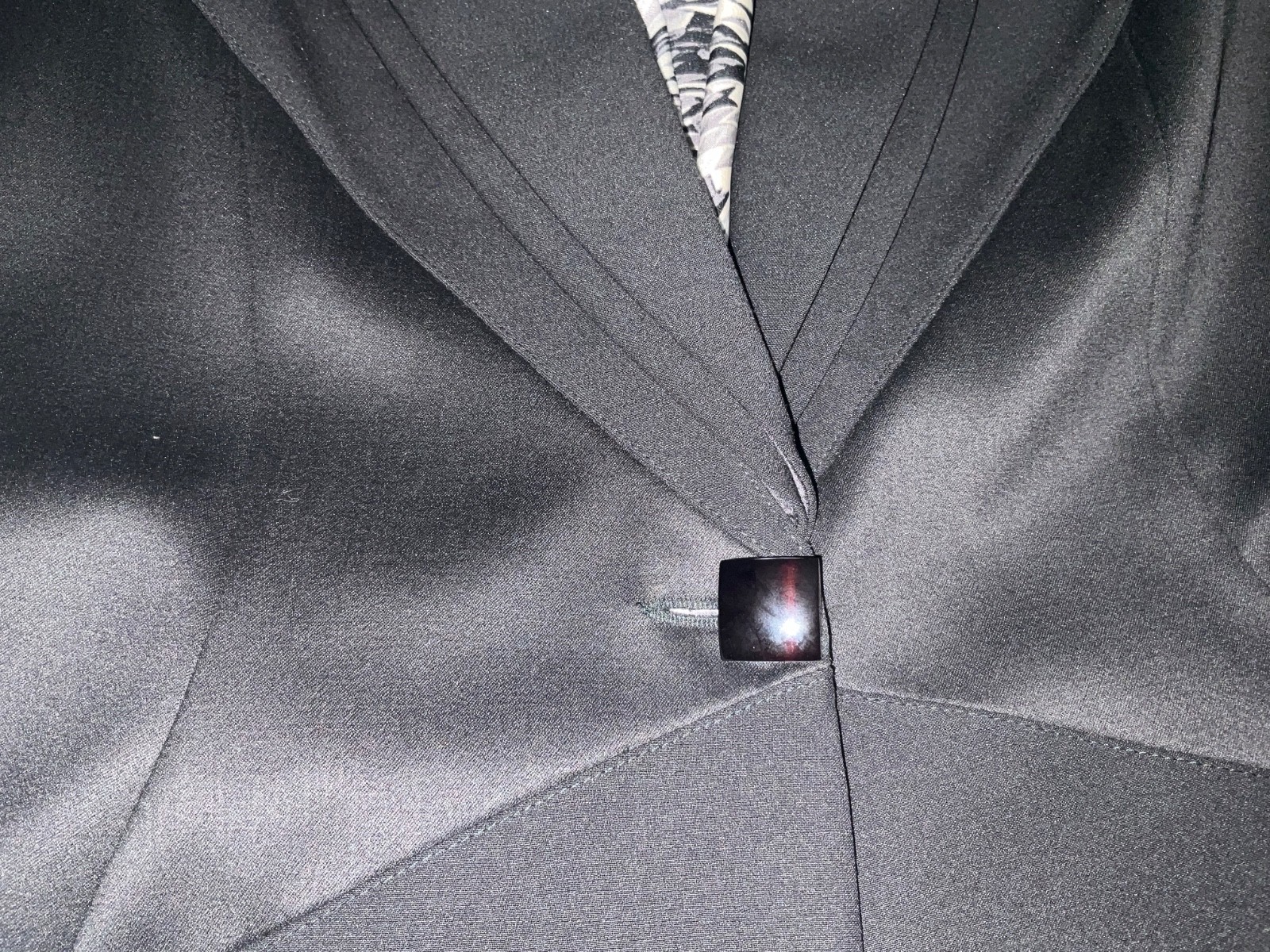 Extremely Rare black silk wool Thierry Mugler Couture suit 80’s 90’s EU44 image 8