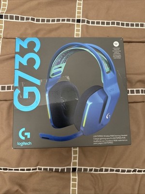 LOGITECH G733 Wireless Gaming Headset Blue Excellent Condition