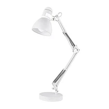  52024 Swing-Arm Desk Lamp With Base White