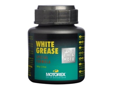 Lithiumfett -MOTOREX White Grease- 100g - wasserabweisendes Fett für Steuerlager