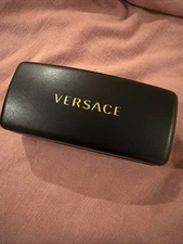 Versace Authentic Black Hard Eyeglass Case