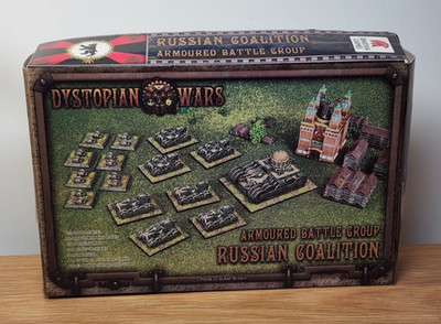 Spartan Games Dystopian Wars Russian Coalition Armoured Battle Group EUC