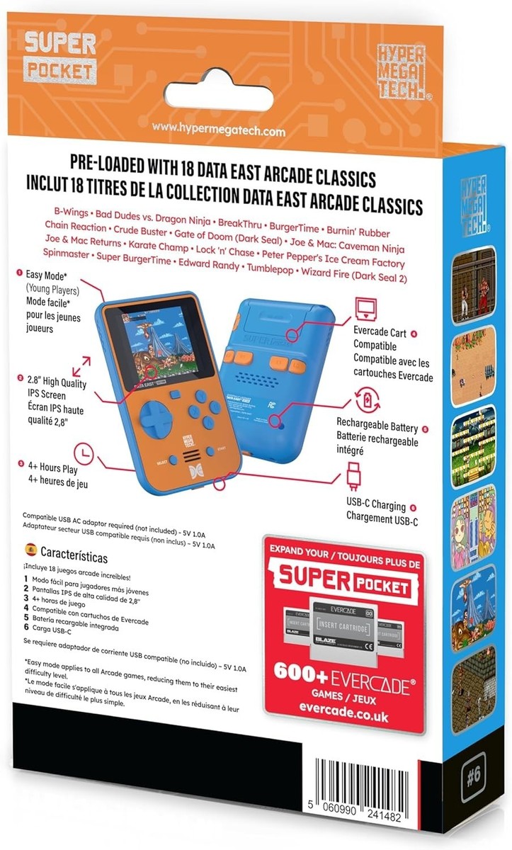 BRAND NEW Evercade DATA EAST Super Pocket Limited Edition