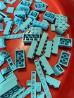 Lego lot of 163 various pieces in turquoise — photo 4