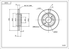 Disque de frein Mitsubishi SAPPORO