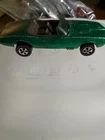 hot wheels 1 64 diecast Redline 1967 Custom Firebird green with button