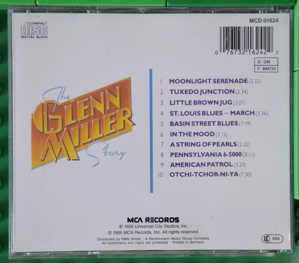Glenn Miller - The Glenn Miller Story - MCA Records - CD Soundtrack - Bild 2 von 4
