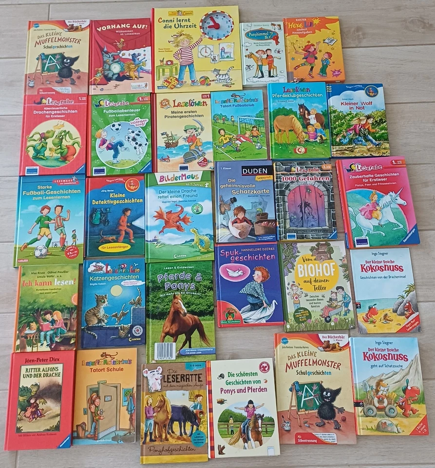 Leserabe Bücherpaket Erstleser 1. Klasse 1. Lesestufe Leselöwe 3. Lesestufe 1 - Bild 1 von 1