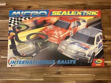 Micro Scalextric International Rallye Set – Boxed, Complete – Tested Working