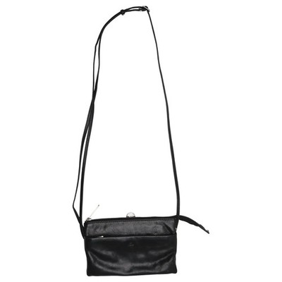 Adax, Umhängetasche, Damen, Schwarz, Einfarbig, 19, 1, 11 cm #VEX
