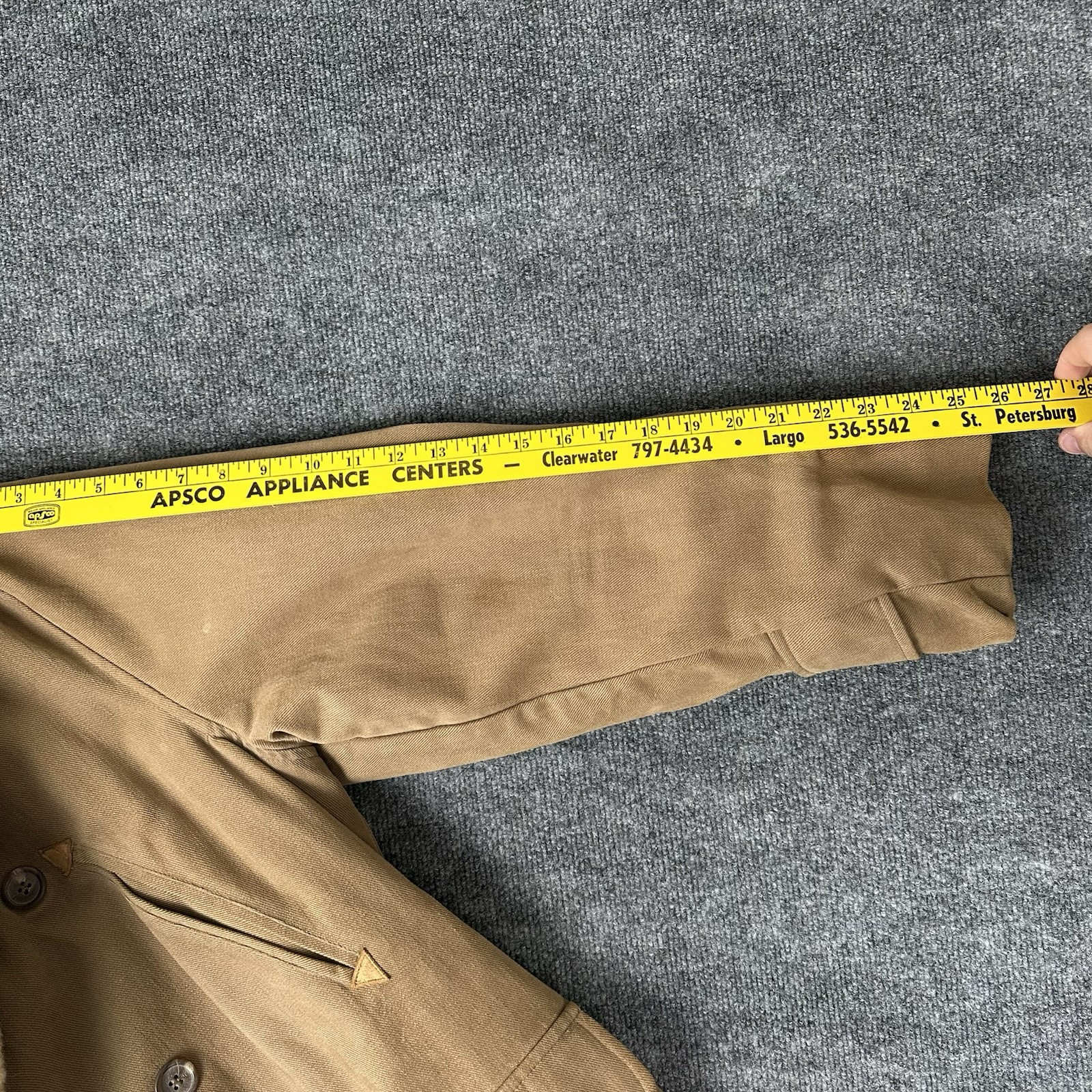 80's Polo Ralph Lauren L Mackinaw Country Work Shearling Fur Rancher Coat Jacket