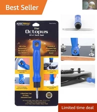 8-N-1 Tech Tool in Blue: Ultimate Repair Tool with Hex Wrenches & Screwdrivers