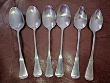 ONEIDA PATRICK HENRY TEASPOONS & CITRUS/GRAPEFRUIT SPOONS LOT 6 PC