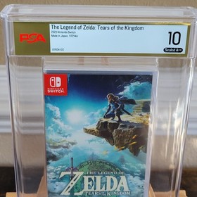 Zelda Tears of the Kingdom Nintendo Switch PSA 10 A++ 1st Print CGC VGA WATA