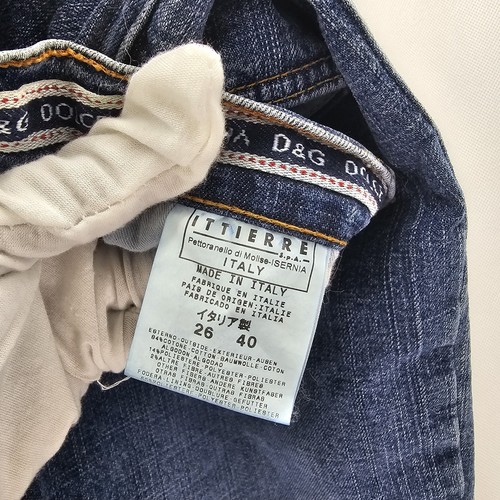 Pre - Owned Authentic Dolce & Gabbana Women Size 26 Blue Denim Jeans - 第 8/10 張圖片