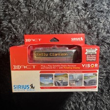 Sirius Satellite Radio Xact Visor  Dash Plug  Play Radio Receiver