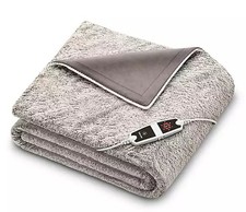 Beurer Electric Blanket HD150 XXL Soft Heated Throw COSY TAUPE 200 x 150 cm