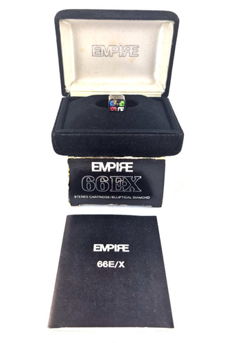 Vintage Empire 66 E/X Stereo Cartridge With Case & Instructions (No Stylus)