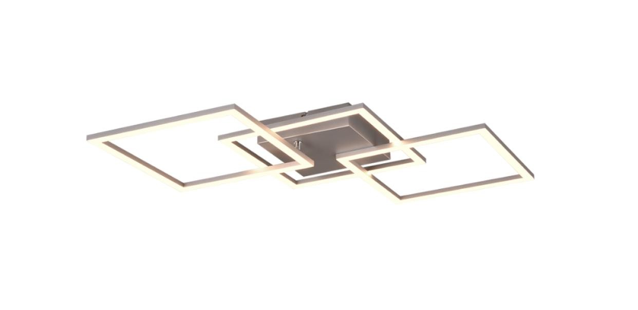 Plafonnier à Led Trio Lighting Trail 31W 3000K Titan - R64493187  