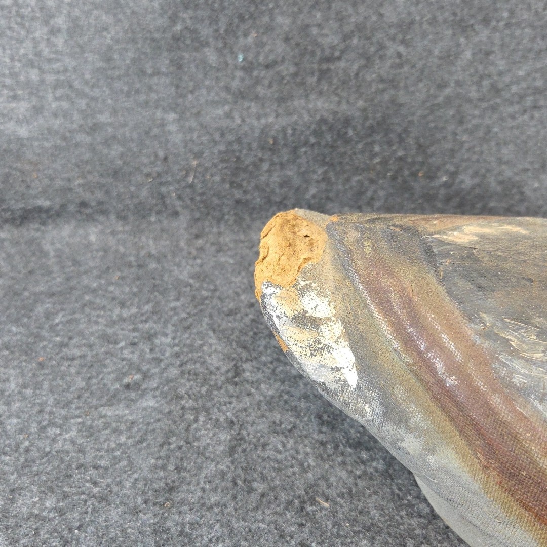 J C Higgins Vintage Life-Like Mallard Duck Decoy with Glass Eyes for Hunting