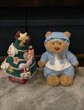 medium bartholomew bear snow suit clothes - blue  OUTFIT ONLY    Plush NOT Includ