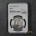 1921 Morgan Silver Dollar $1 - NGC MS61 - Philadelphia