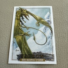 2024 Skybox Marvel Masterpieces '92 Platinum Sauron Canvas #76