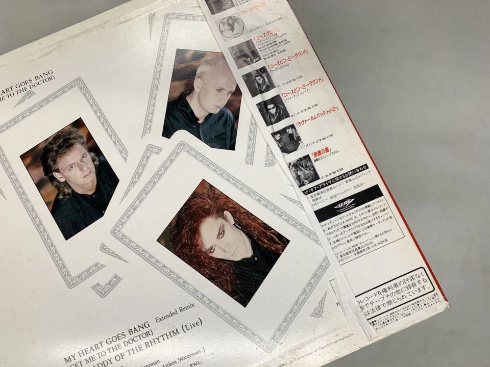 DEAD OR ALIVE MY HEART GOES BANG Japan 12inch OBI [61734ER] - Image 3 of 3