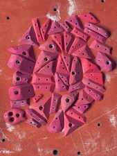 Klettergriffe Set Pink RX Climbing holds Diamonds Y 48 Stk. Neu