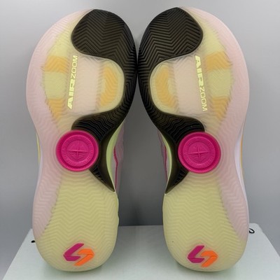Jordan Luka 4 Gone Fishing Sneakers Pink Yellow IB7903-600  display picture 1