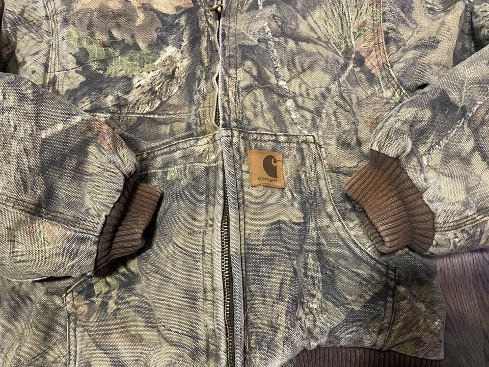 Vintage Y2K Carhartt Kids Real Tree Camo Jacket Winter Coat Size 6T - Image 3 of 4