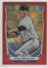 2014 Bowman Draft Chrome Red Wave Refractor 3/25 Ryan Castellani #CDP46 0b2