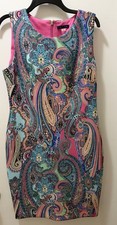 Tommy Hilfiger Women's Sleeveless Paisley Print Dress, Size 12