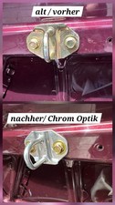 Produktbild - Mazda Mx-5 NB Kofferraumbügel Öse Schnapper pulverbeschichtet Chromoptik NB