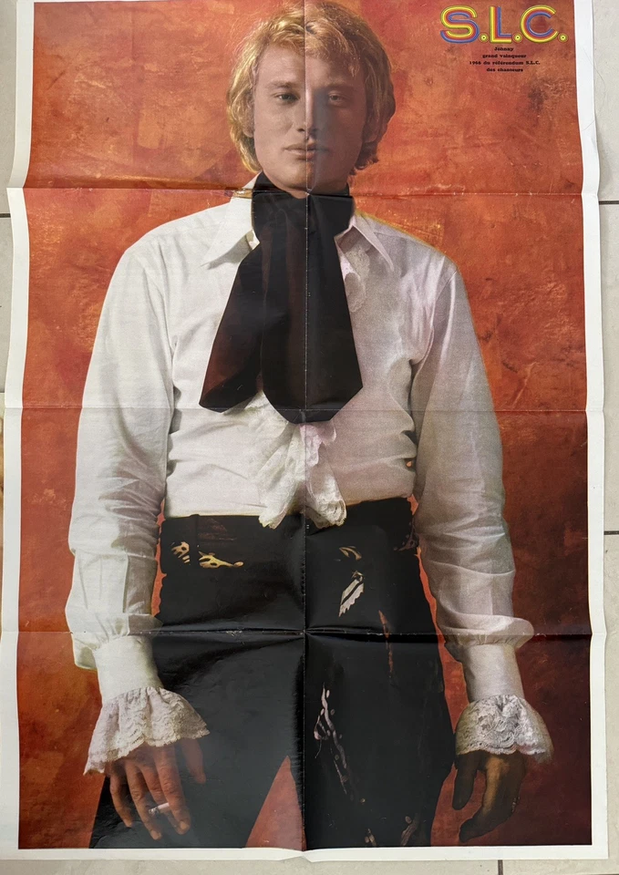 Salut les copains Numéro 73, Belmondo - Poster Johnny Hallyday - Photo 3/3