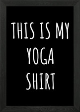 Yoga Framed Wall Art Poster Canvas Print Picture