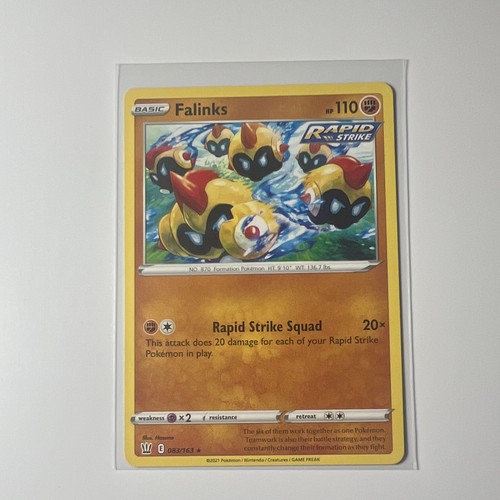 Pokemon TCG Falinks 083/163 SWSH05 Battle Styles Rapid Strike Near Mint