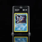 Dark Gyarados Team Rocket Holo Rare 8/82 TAG 7.5 - POP 6