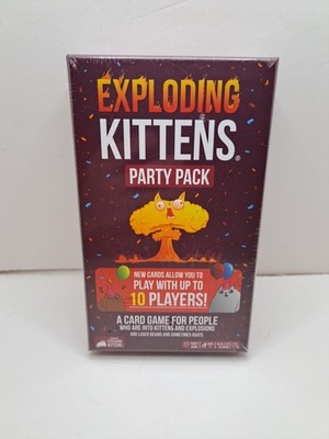 Exploding Kittens Party Pack Card Game New Sealed Family Fun for 10 Players