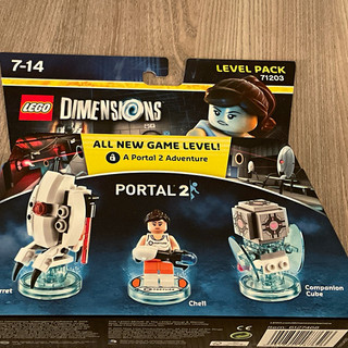 LEGO Dimensions Level Pack Portal 2 71203 Chell 3in1 Turret & Companion Cube