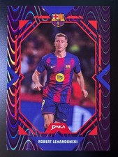 2025 Daka FC Barcelona Team Set Soccer Purple Wave 068/149 - Robert Lewandowski