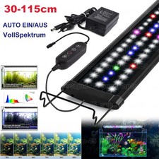 Acquario LED RGB 30-115 cm con timer lampada pesci d'acqua dolce spettro completo luce DHL